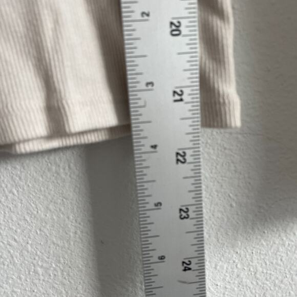 PerfectWhiteTee Shirt Women XS Robyn Normcore Classic Capsule Minimal Ribbed - Picture 7 of 7